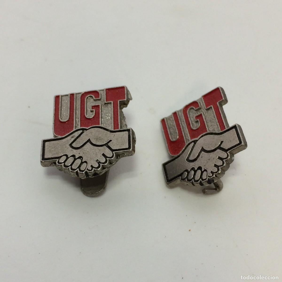 Collection pins: Lote de 2 Antiguos Pins / Pin - Confederacion Sindical UGT