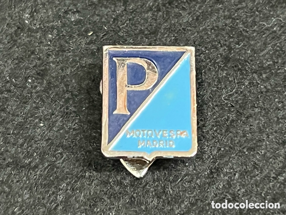 Pins de colecci&oacute;n: MOTOVESPA MADRID PIAGGIO VESPA INSIGNIA OJAL SOLAPA SCOOTER MOTOCICLETA MOTO PIN.