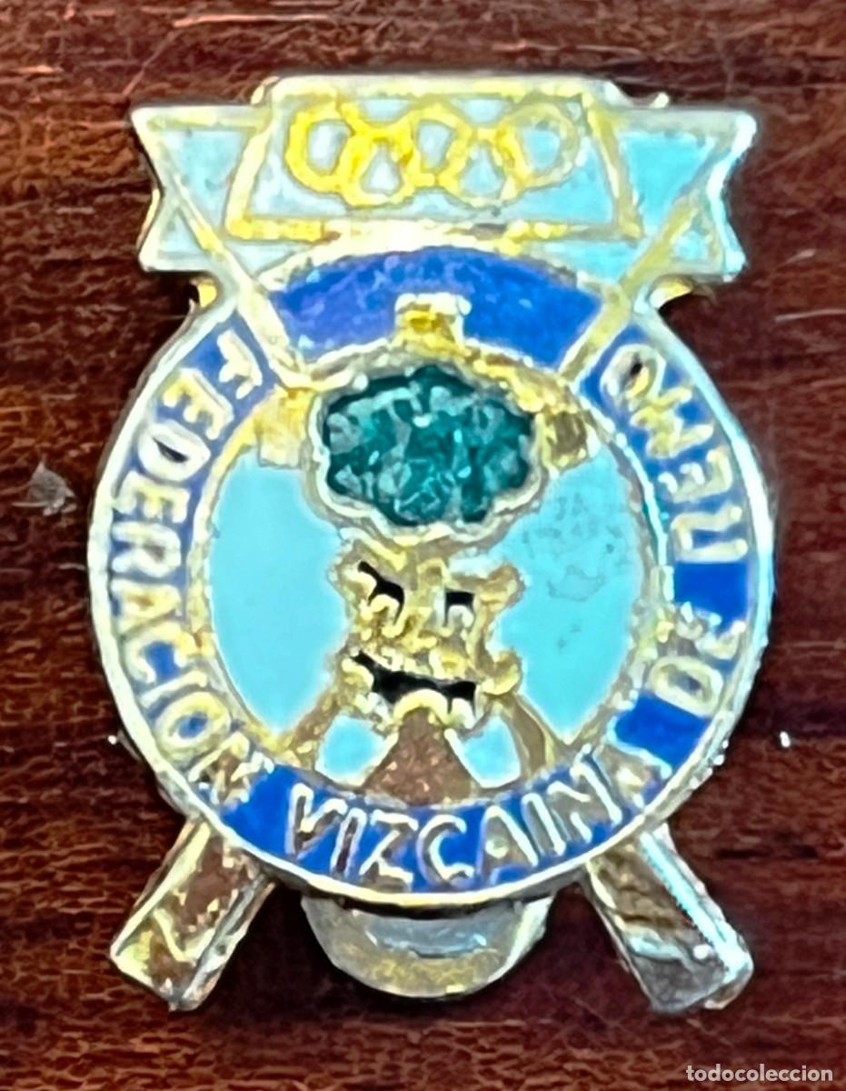 Pins de colecci&oacute;n: ANTIGUA INSIGNIA, PIN DE SOLAPA DE LA FDERACION VIZCAINA DE REMO