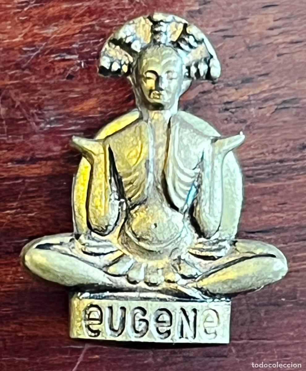 Pins e Spille di collezione: ANTIGUA INSIGNIA, PIN DE SOLAPA DE EUGENE