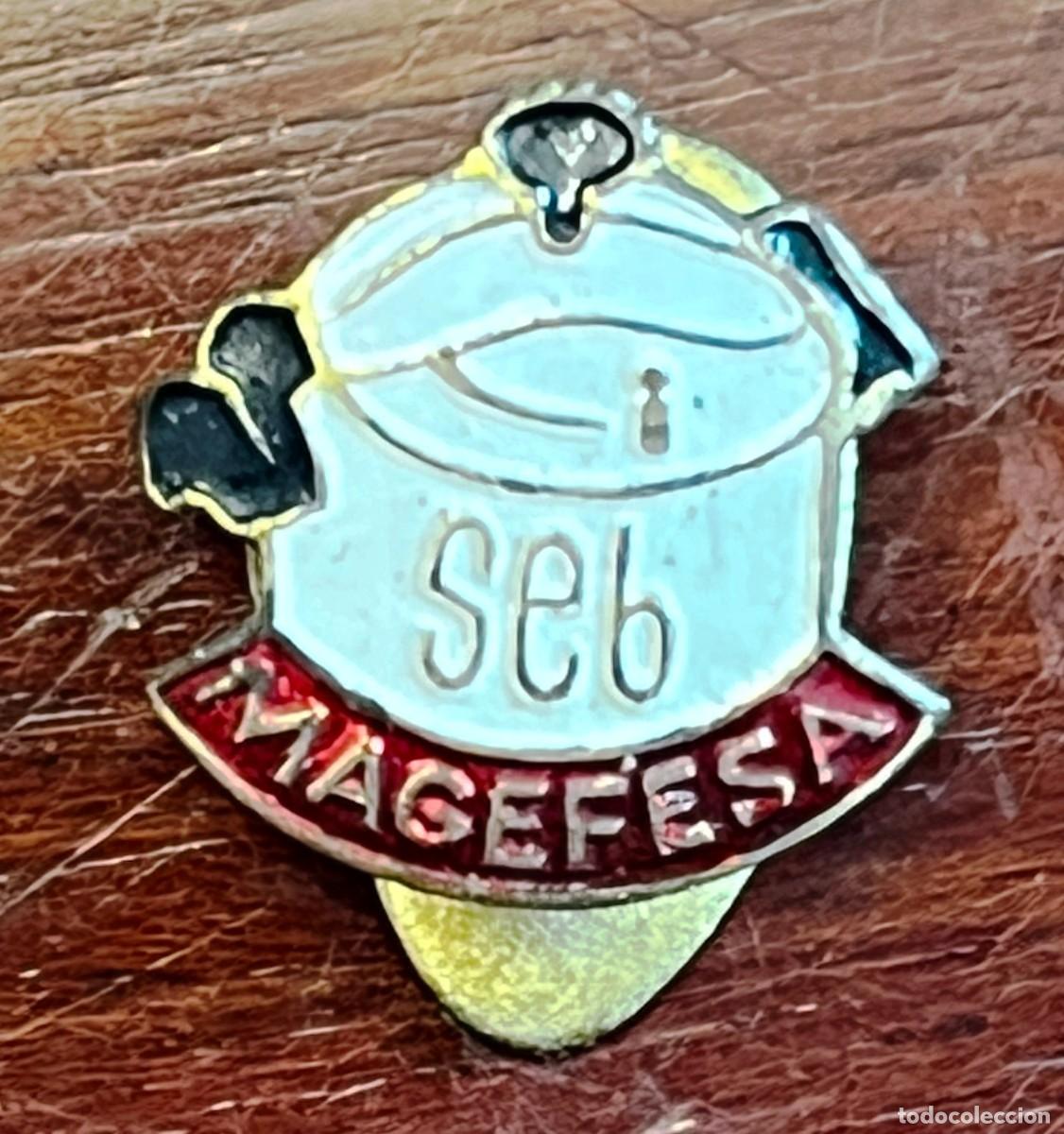 Pin's de collection: ANTIGUA INSIGNIA, PIN PARA OJAL, DE OLLAS MAGEFESA