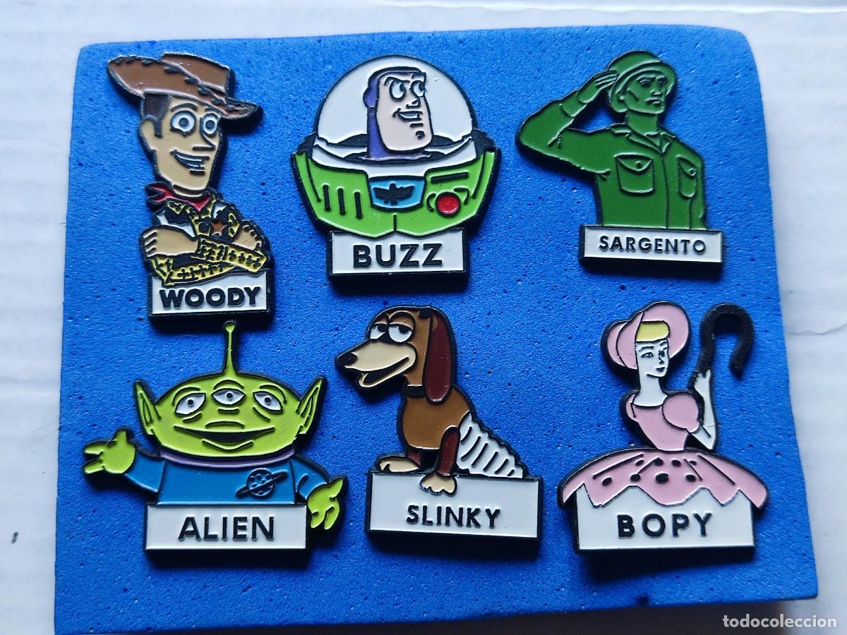 Pins de colecci&oacute;n: LOTE DE 6 PINS PERSONAJES TOY STORY