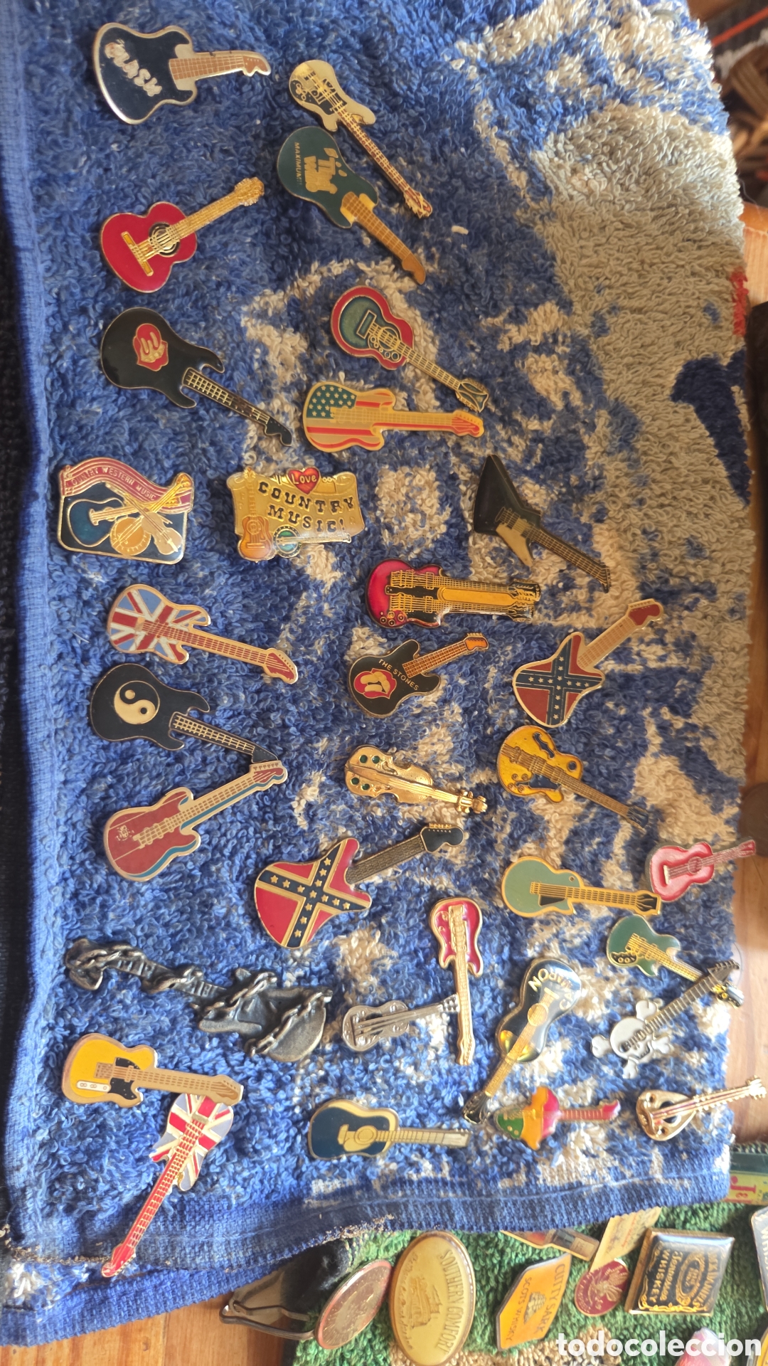 Pins de colecci&oacute;n: Pines de Guitarras 25 unidades