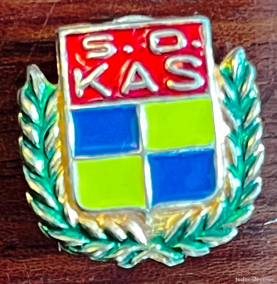 Pins e Spille di collezione: ANTIGUA INSIGNIA, PIN PARA OJAL, DE SOCIEDAD DEPORTIVA KAS, CICLISMO VITORIA ALAVA A&Ntilde;OS 50