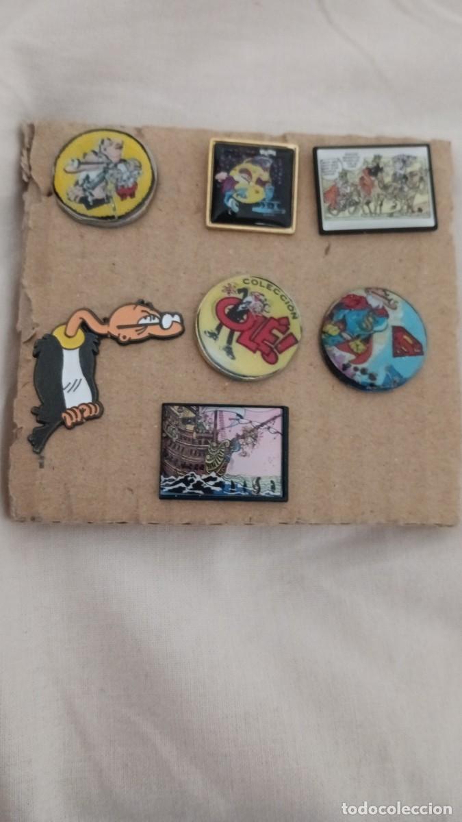Pins de colecci&oacute;n: Lote de 7 pins de Mortadelo