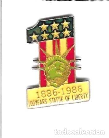 Pins de colecci&oacute;n: Pin 100 A&ntilde;os de la Estatua de la Libertad. ref. 132-531