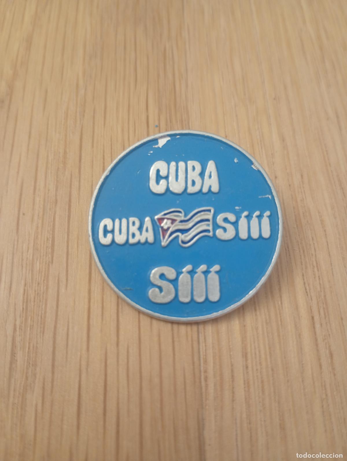 Pins de colecci&oacute;n: Chapa de imperdible pol&iacute;tica. Cuba. Fidel Castro. (Pin pol&iacute;tico)