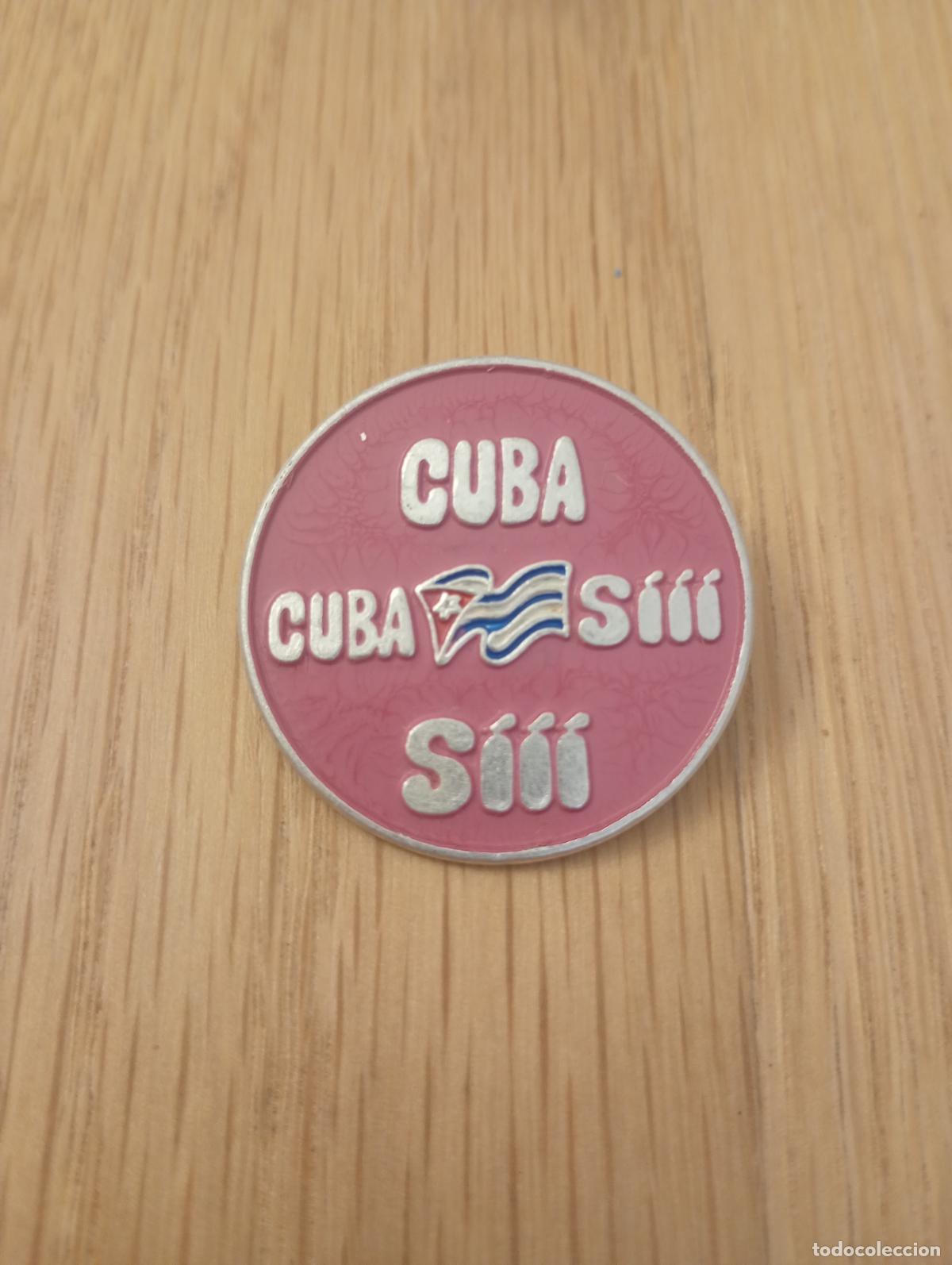Pins de colecci&oacute;n: Chapa de imperdible pol&iacute;tica. Cuba. Fidel Castro. (Pin pol&iacute;tico)