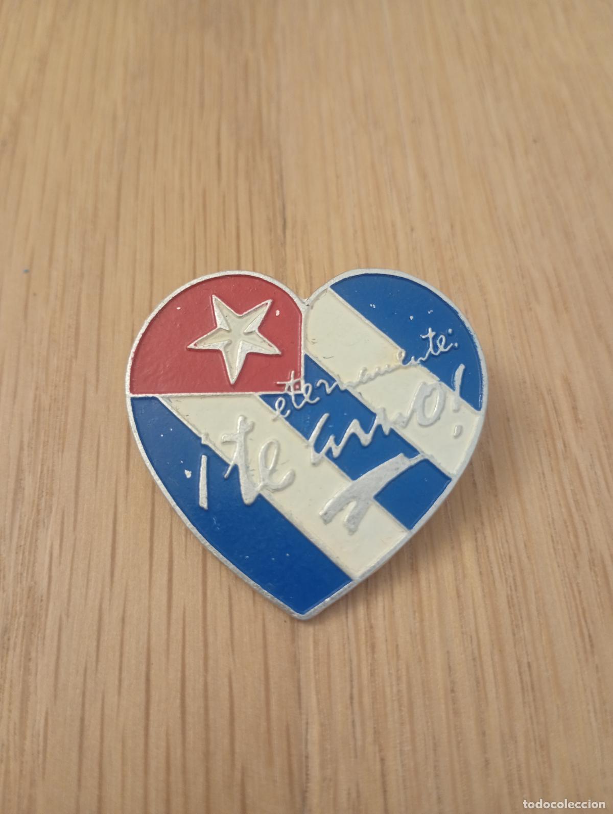 Pins de colecci&oacute;n: Chapa de imperdible pol&iacute;tica. Cuba. Fidel Castro. (Pin pol&iacute;tico)
