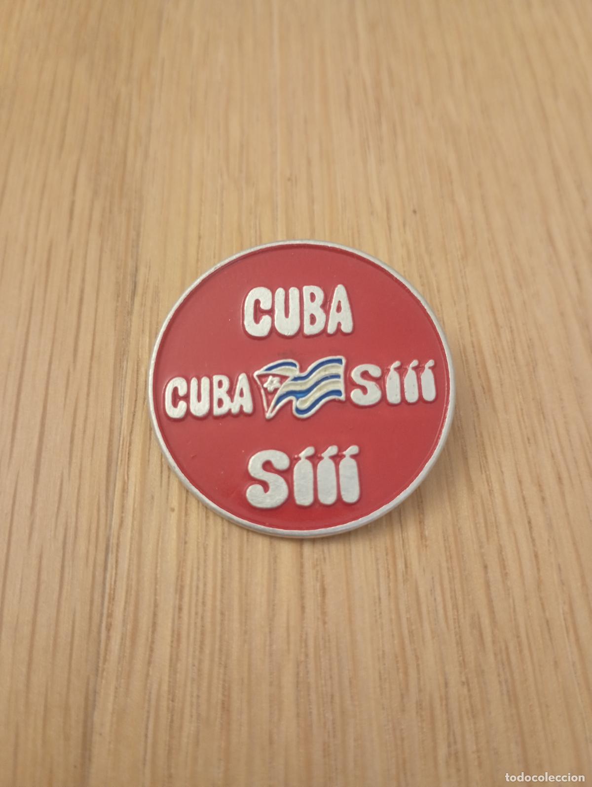 Pins de colecci&oacute;n: Chapa de imperdible pol&iacute;tica. Cuba. Fidel Castro. (Pin pol&iacute;tico)