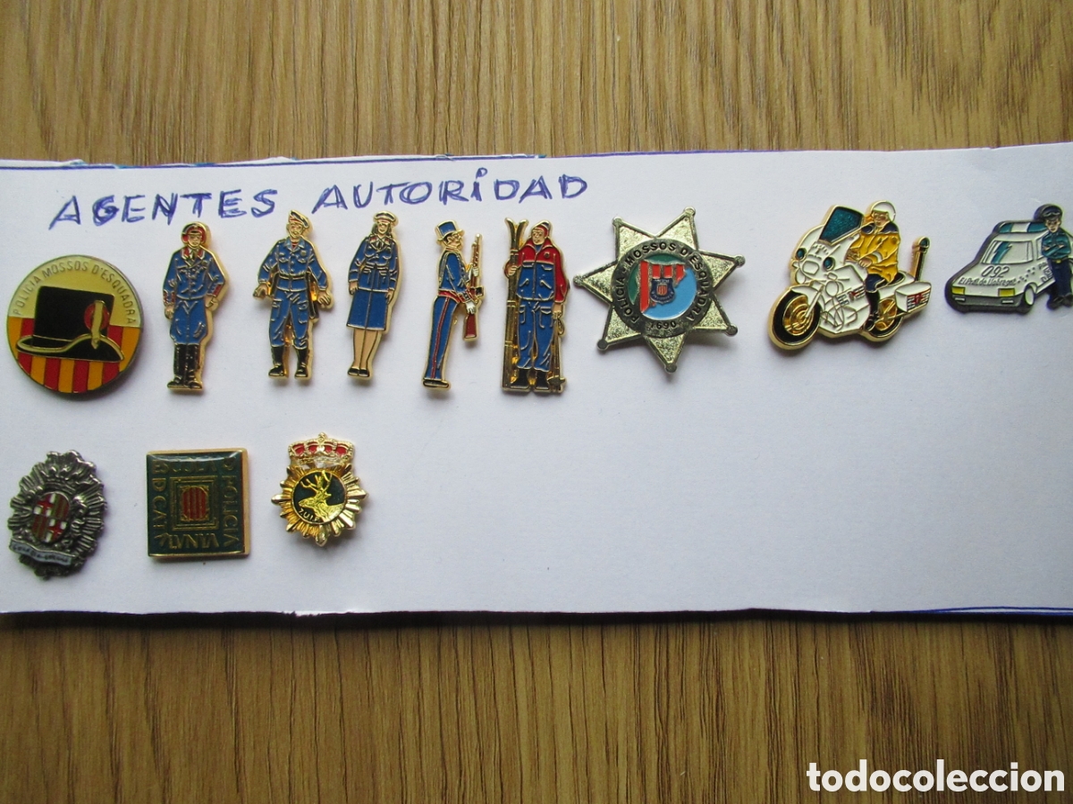 Pins de colecci&oacute;n: Lote pins de servicios p&uacute;blicos