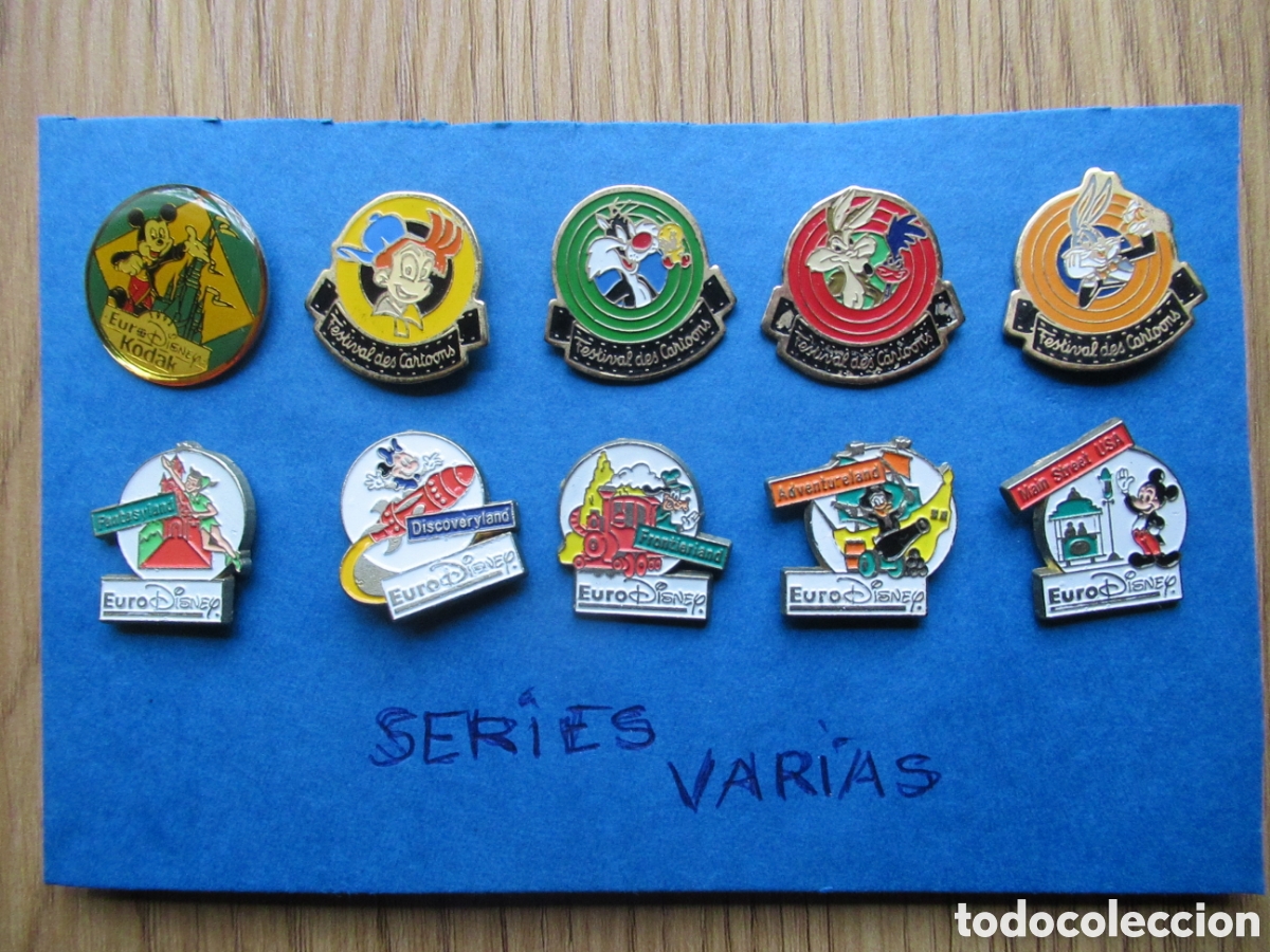 Pins de colecci&oacute;n: Dos colecciones de dibujos animados