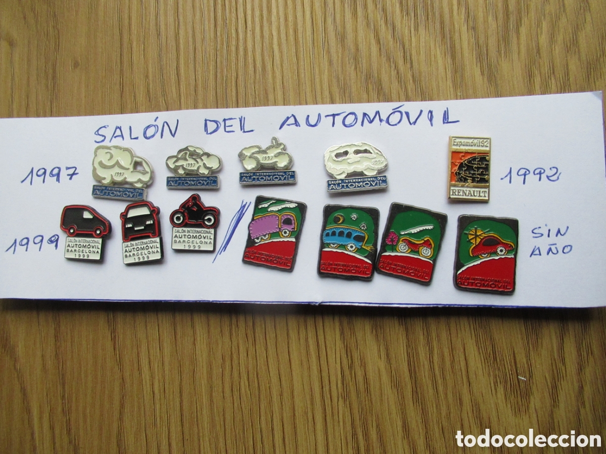 Pins de colecci&oacute;n: Lote de series del sal&oacute;n del automovil