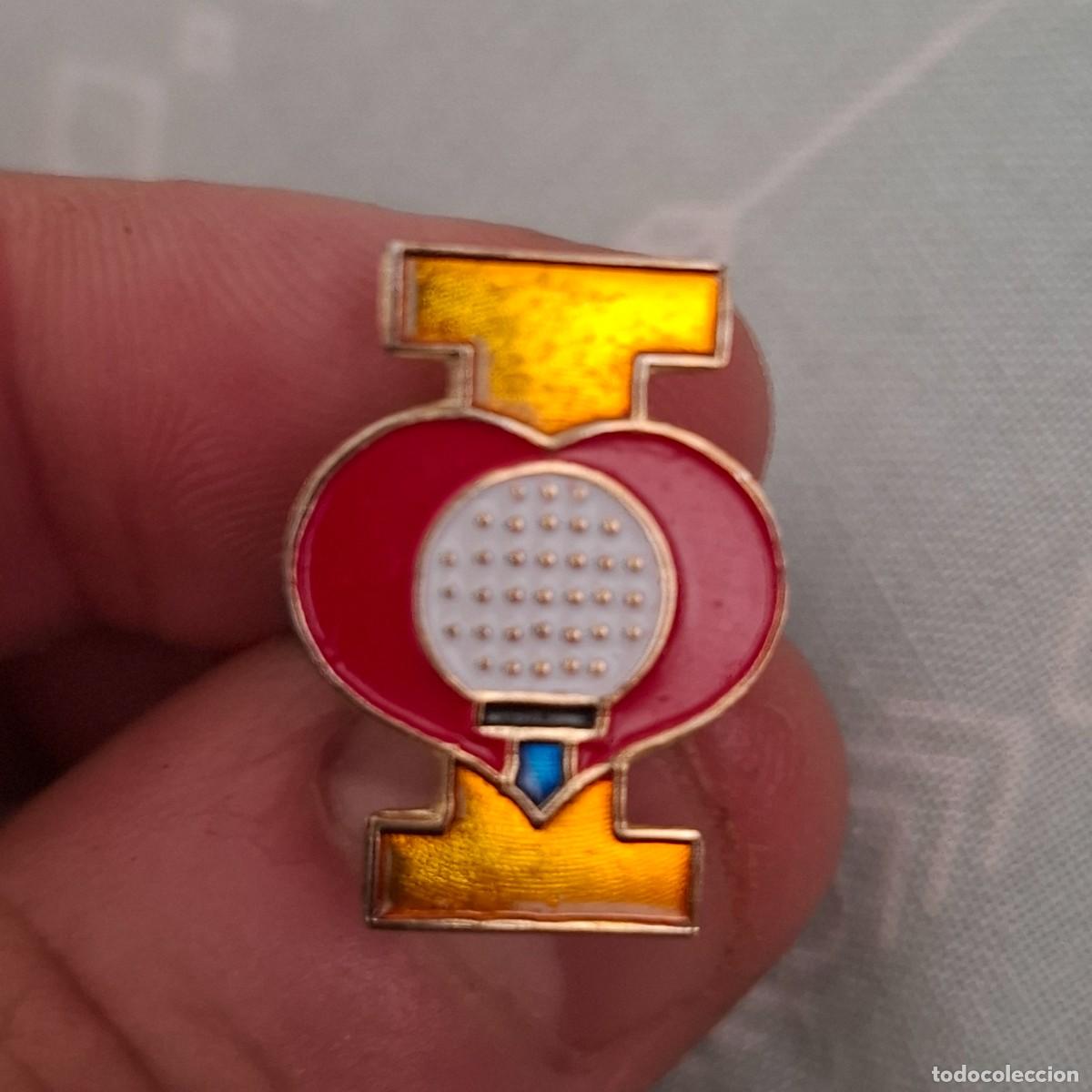 Pins de colecci&oacute;n: I Love Golf Lapel Pin. Pin de solapa de coleccion
