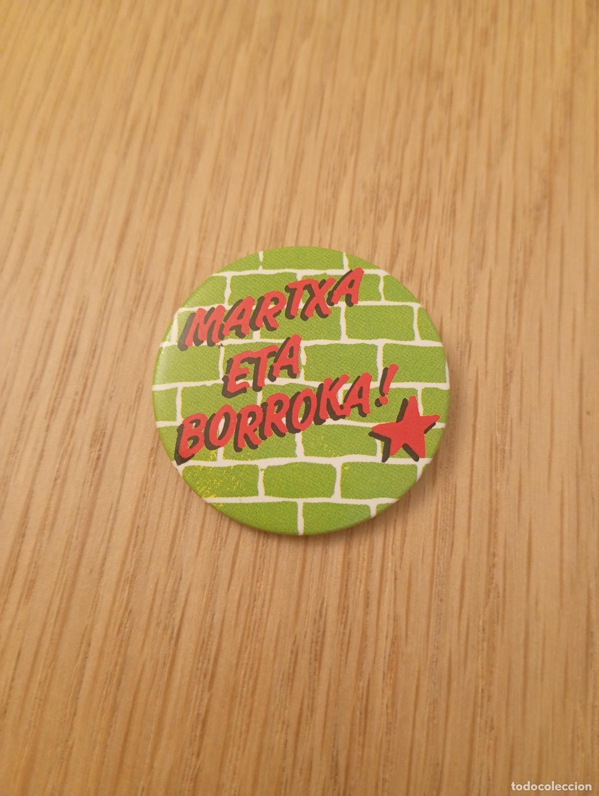 Pins de colecci&oacute;n: Chapa de imperdible pol&iacute;tica. Izquierda abertzale.Tama&ntilde;o mediano. (Pin pol&iacute;tico)