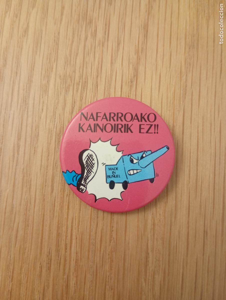 Pins de colecci&oacute;n: Chapa de imperdible pol&iacute;tica. Izquierda abertzale. Tama&ntilde;o mediano. (Pin pol&iacute;tico)