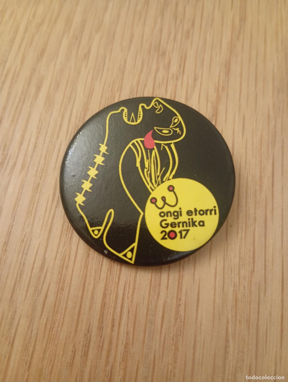 Pins de colecci&oacute;n: Chapa de imperdible pol&iacute;tica. Izquierda abertzale. Tama&ntilde;o mediano. (Pin pol&iacute;tico)