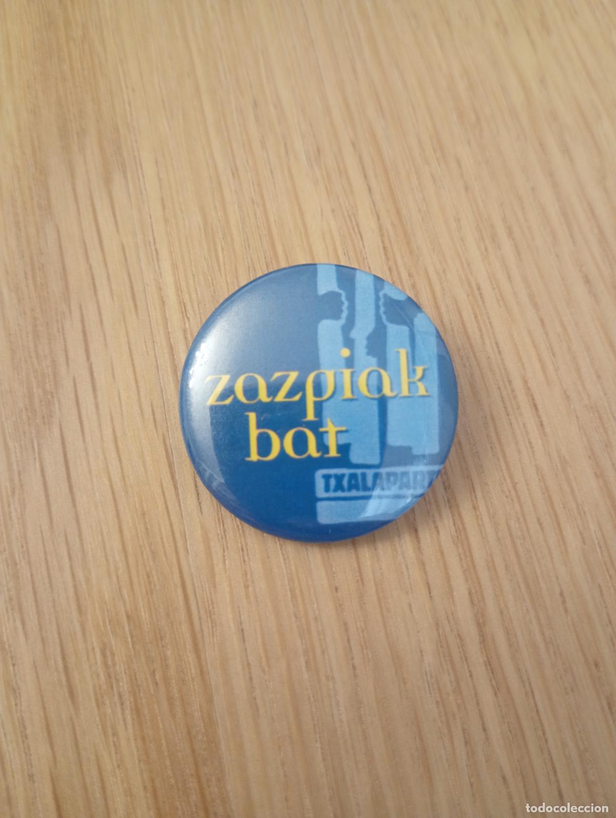 Pins de cole&ccedil;&atilde;o: Chapa de imperdible pol&iacute;tica. Izquierda abertzale. Tama&ntilde;o mediano. (Pin pol&iacute;tico)