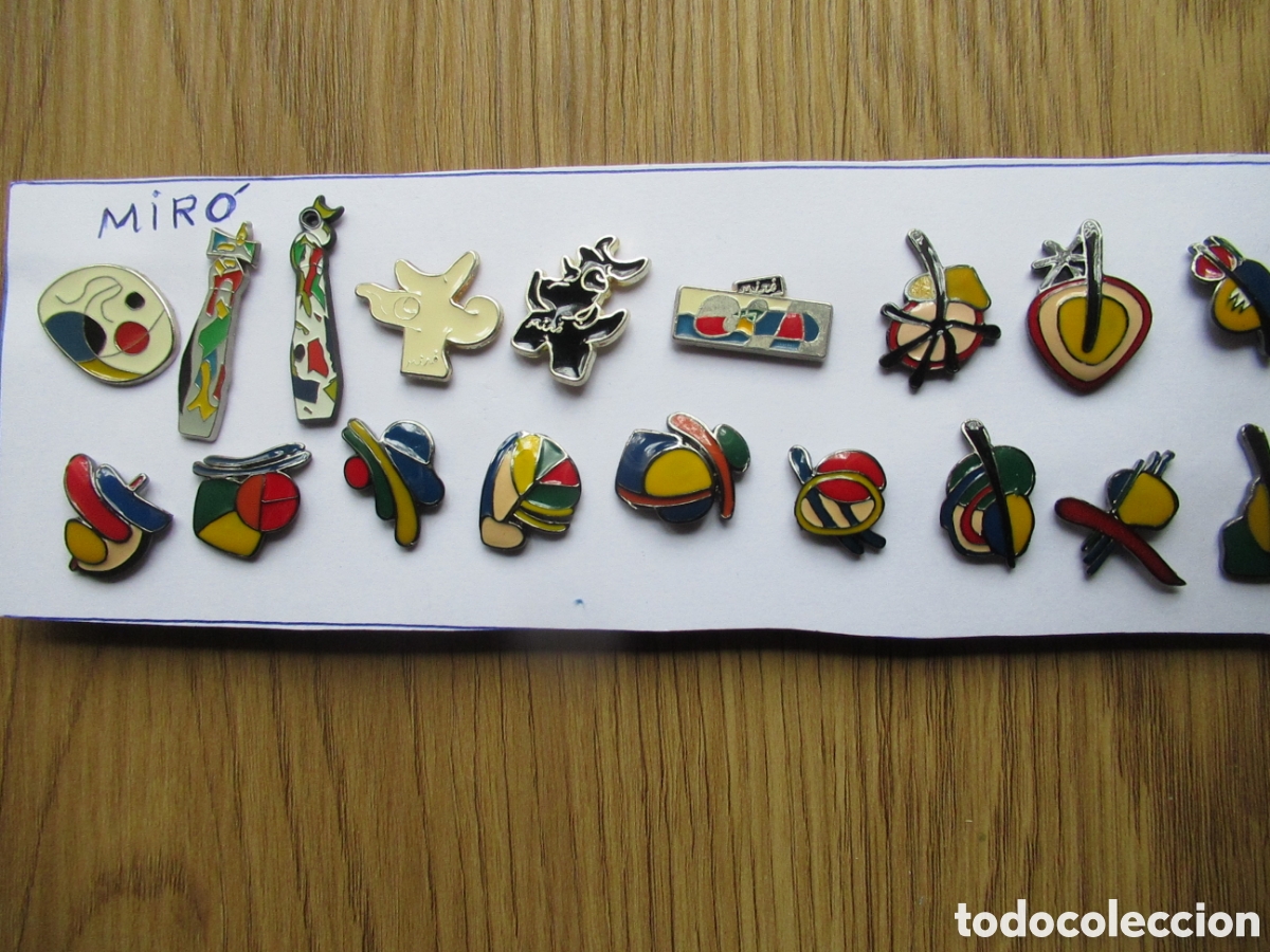 Pins de colecci&oacute;n: Lote pins relacionados con Miro