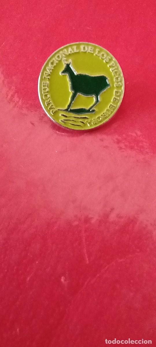 Pins de colecci&oacute;n: Pin Parque nacional de los Picos de Europa - Rebeco