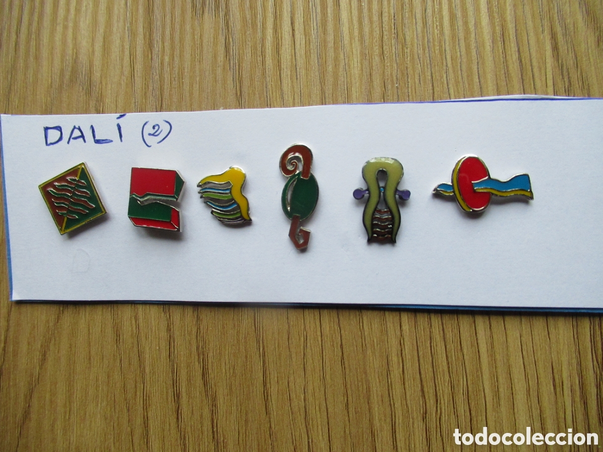 Pins de colecci&oacute;n: Lote de pins dalinianos - Foto 2