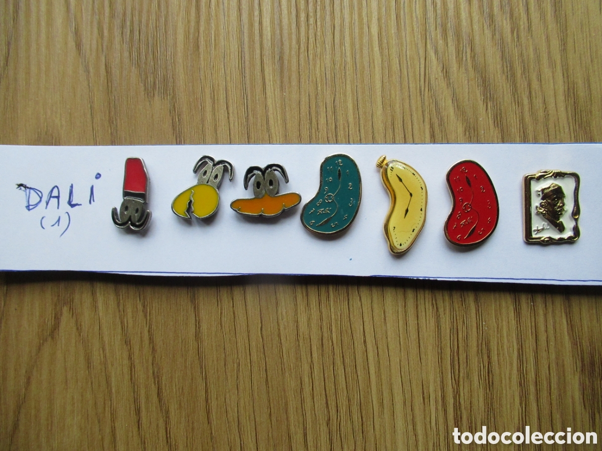 Pins de colecci&oacute;n: Lote de pins dalinianos