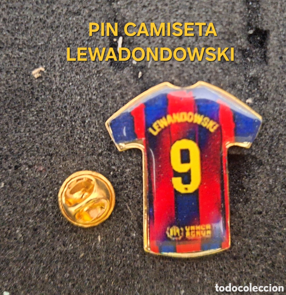 Pins de colecci&oacute;n: PIN PINS CAMISETA FC BARCELONA LEWADONDOWSKI