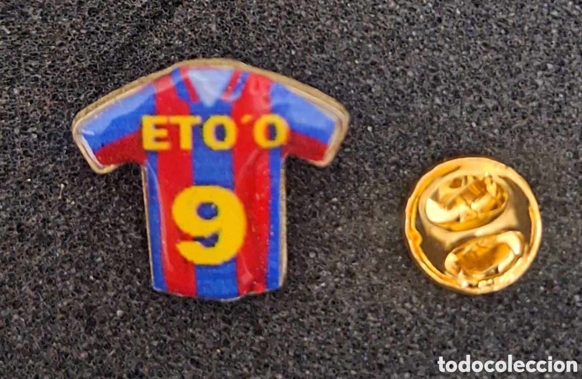 Pins de colecci&oacute;n: PIN PINS CAMISETA FC BARCELONA ETOO