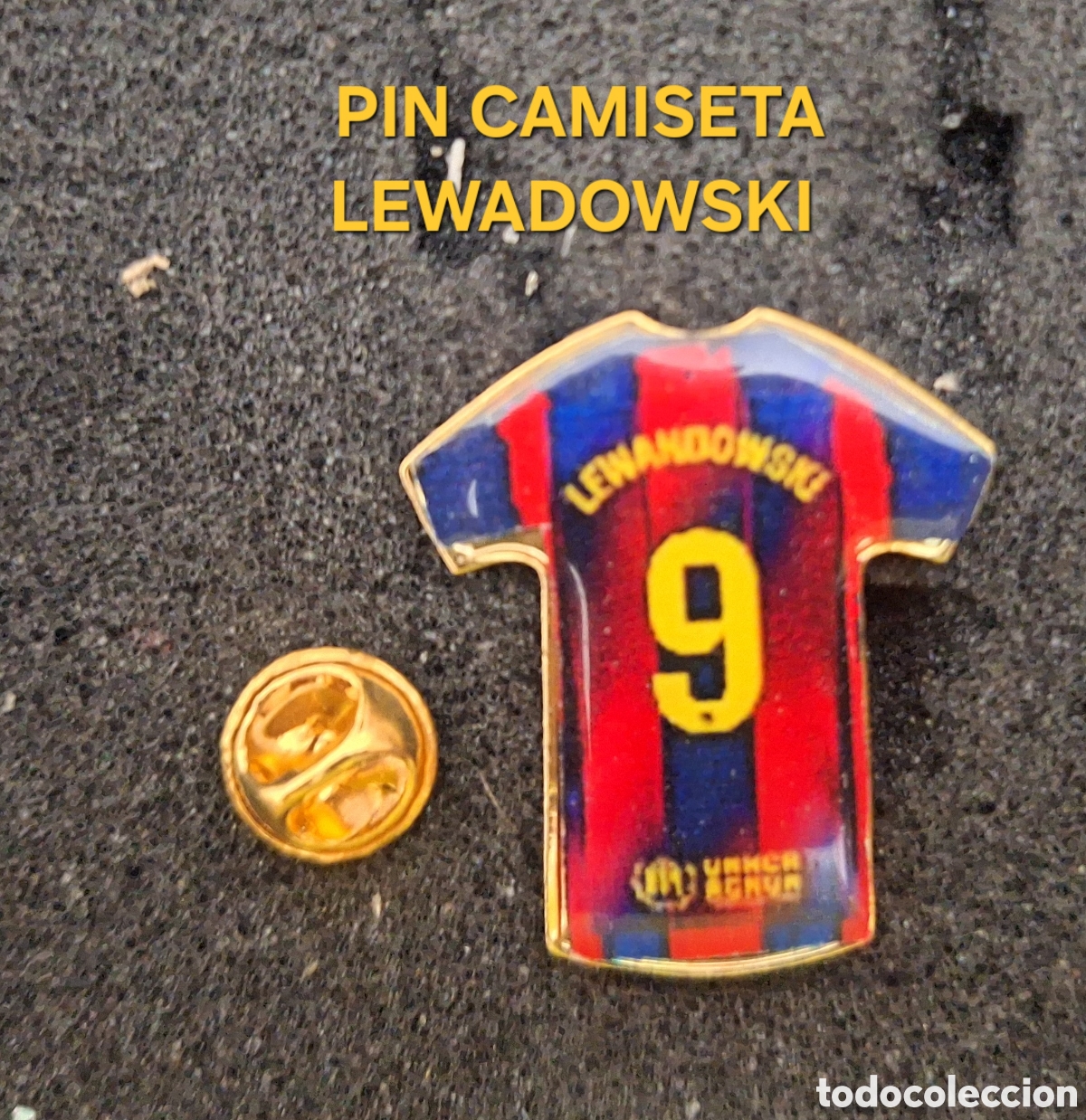 Pins de colecci&oacute;n: PIN PINS CAMISETA FC BARCELONA LEWADONDOWSKI