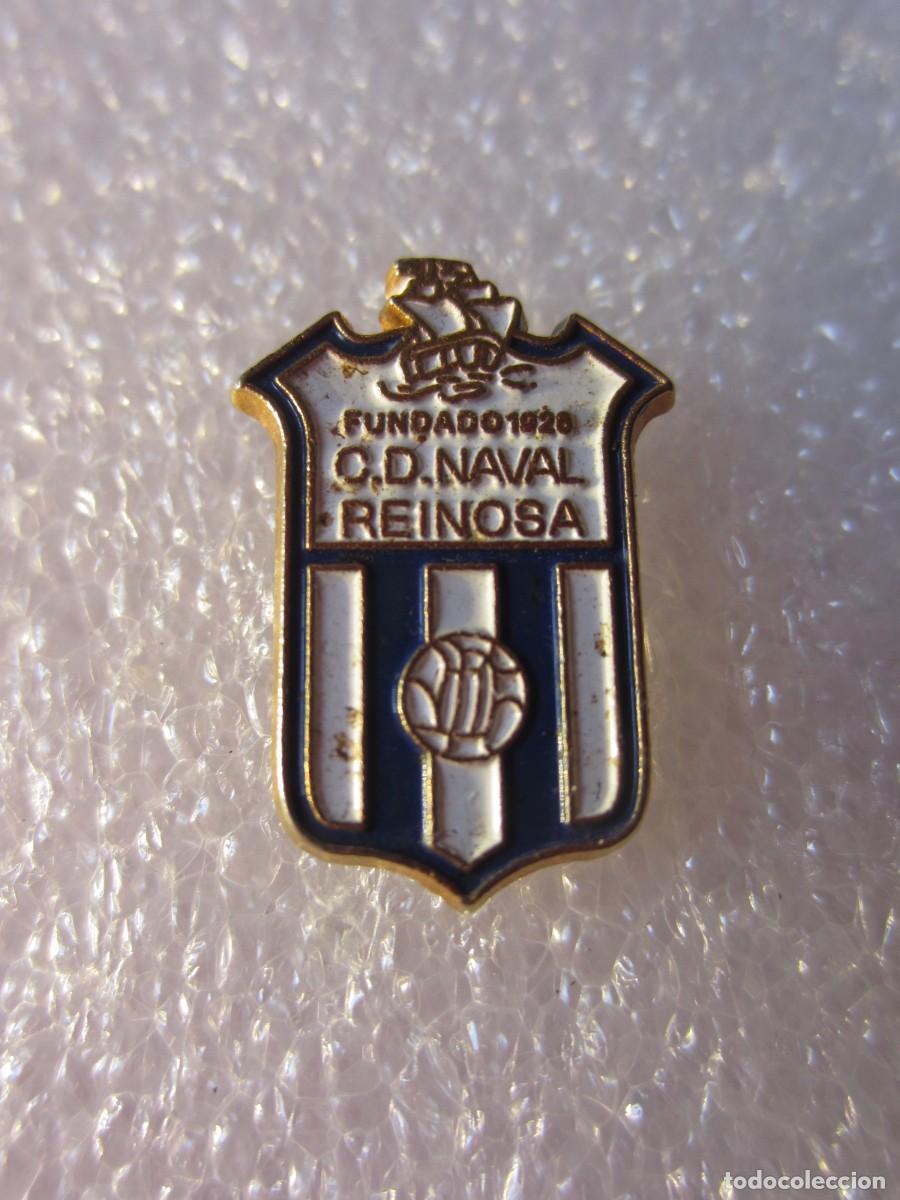 Pin's de collection: Pin Deportes Futbol CD Club Deportivo Naval de Reinosa (Cantabria)