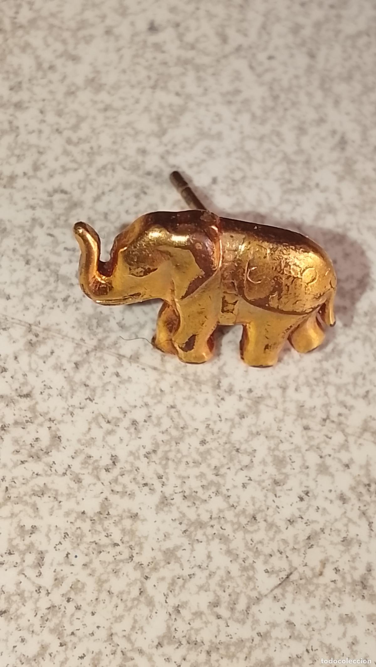 Pins de cole&ccedil;&atilde;o: PIN ELEFANTE METAL DORADO