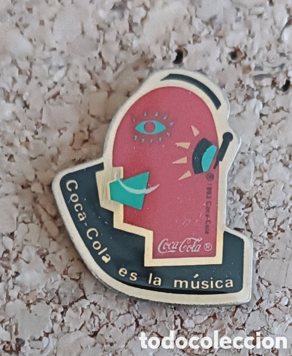 Pins de colecci&oacute;n: PIN COCA COLA - ES LA M&Uacute;SICA