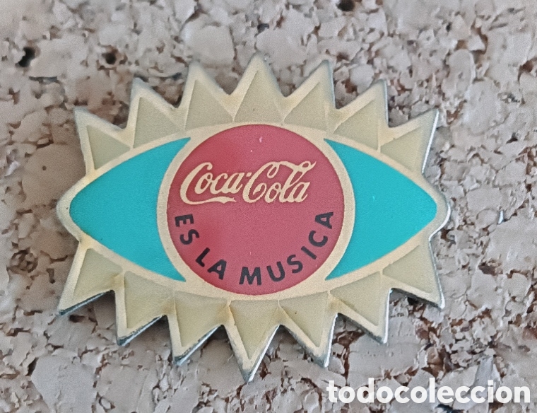 Pins de colecci&oacute;n: PIN COCA COLA - ES LA M&Uacute;SICA