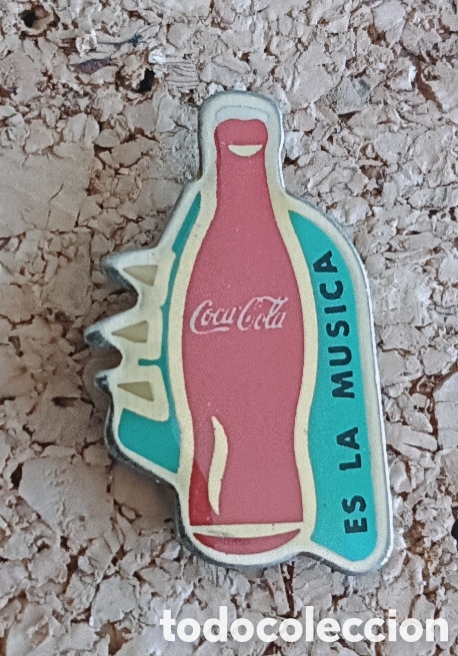 Pins de colecci&oacute;n: PIN COCA COLA - ES LA M&Uacute;SICA