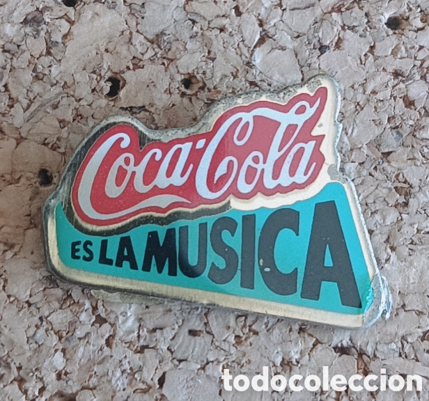 Pins de colecci&oacute;n: PIN COCA COLA - ES LA M&Uacute;SICA