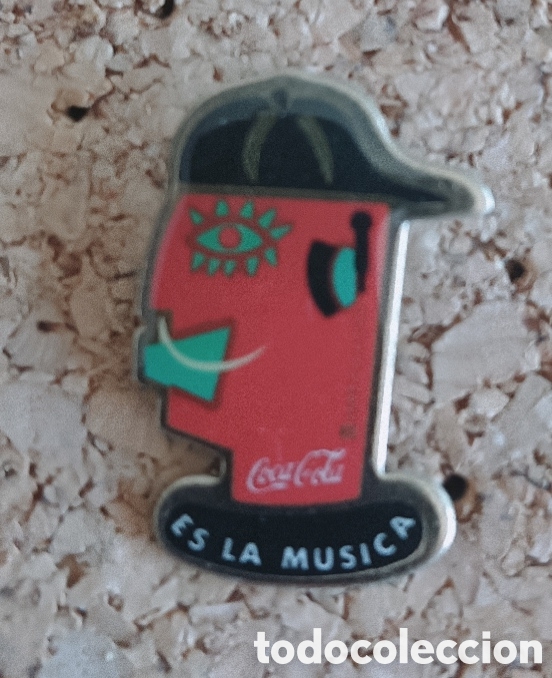 Pins de colecci&oacute;n: PIN COCA COLA - ES LA M&Uacute;SICA