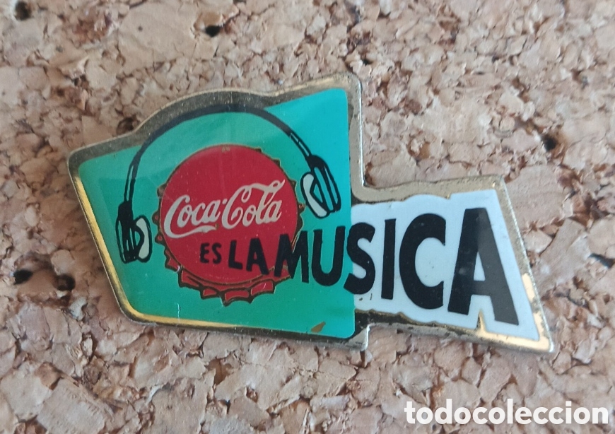 Pins de colecci&oacute;n: PIN COCA COLA - ES LA M&Uacute;SICA