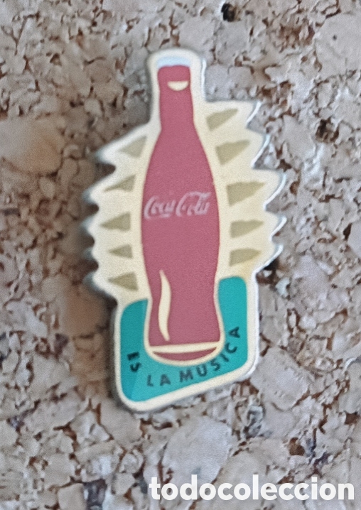 Pins de colecci&oacute;n: PIN COCA COLA - ES LA M&Uacute;SICA