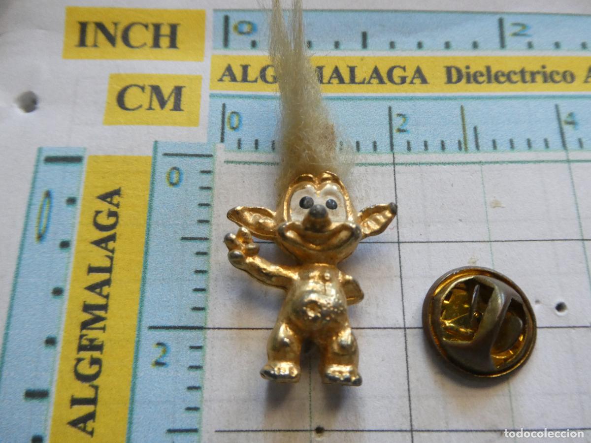 Pins de colecci&oacute;n: PIN DE DIBUJOS ANIMADOS. GNOMO ENANO TROLL DORADO