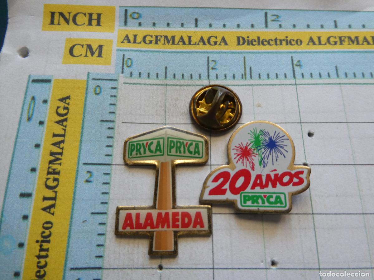 Pins de colecci&oacute;n: 2 PINS DE SUPERMERCADOS HIPERMERCADOS PRYCA
