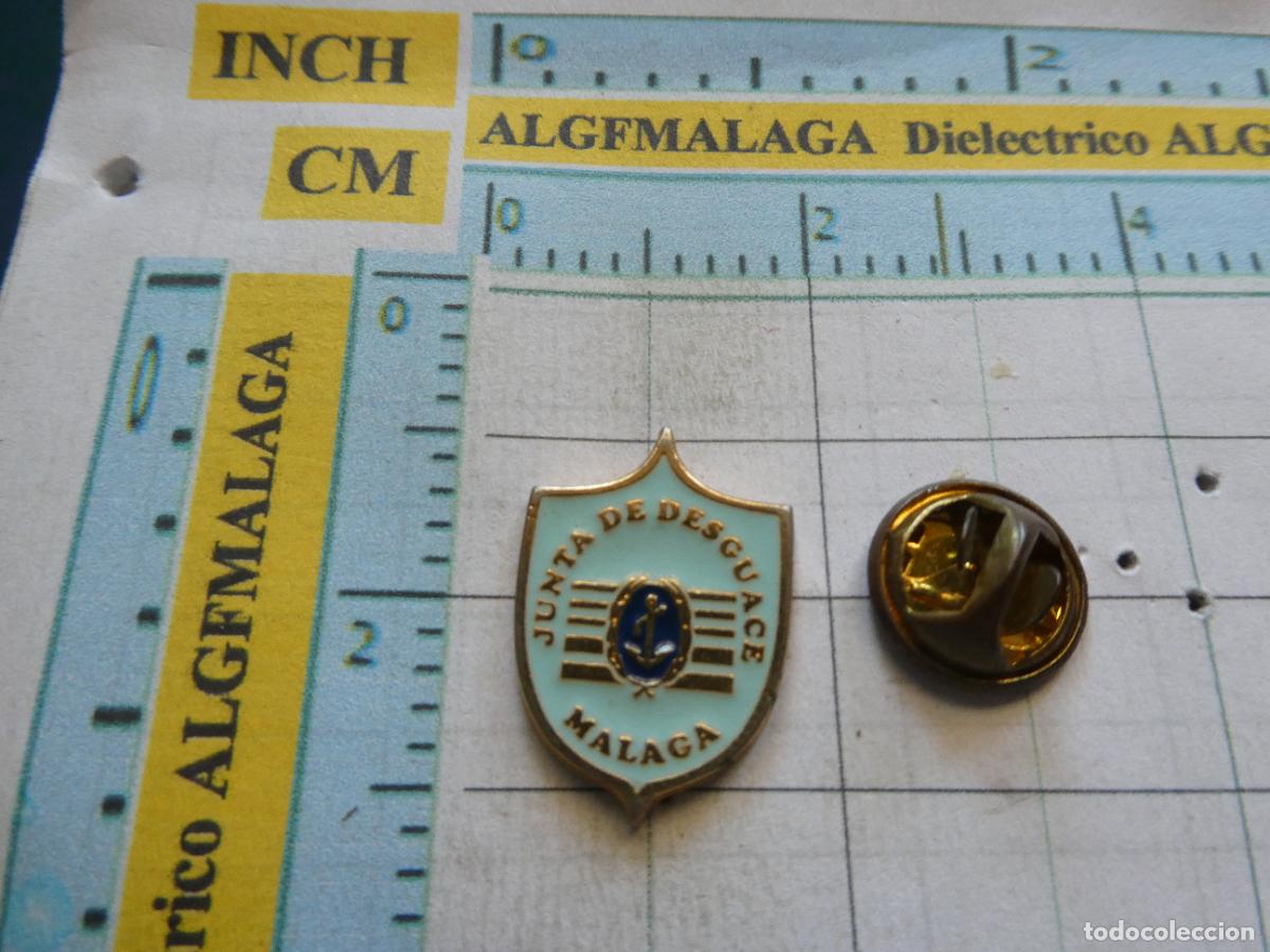 Pins de colecci&oacute;n: PIN JUNTA DE DESGUACE M&Aacute;LAGA. PUERTO DE M&Aacute;LAGA. BARCOS
