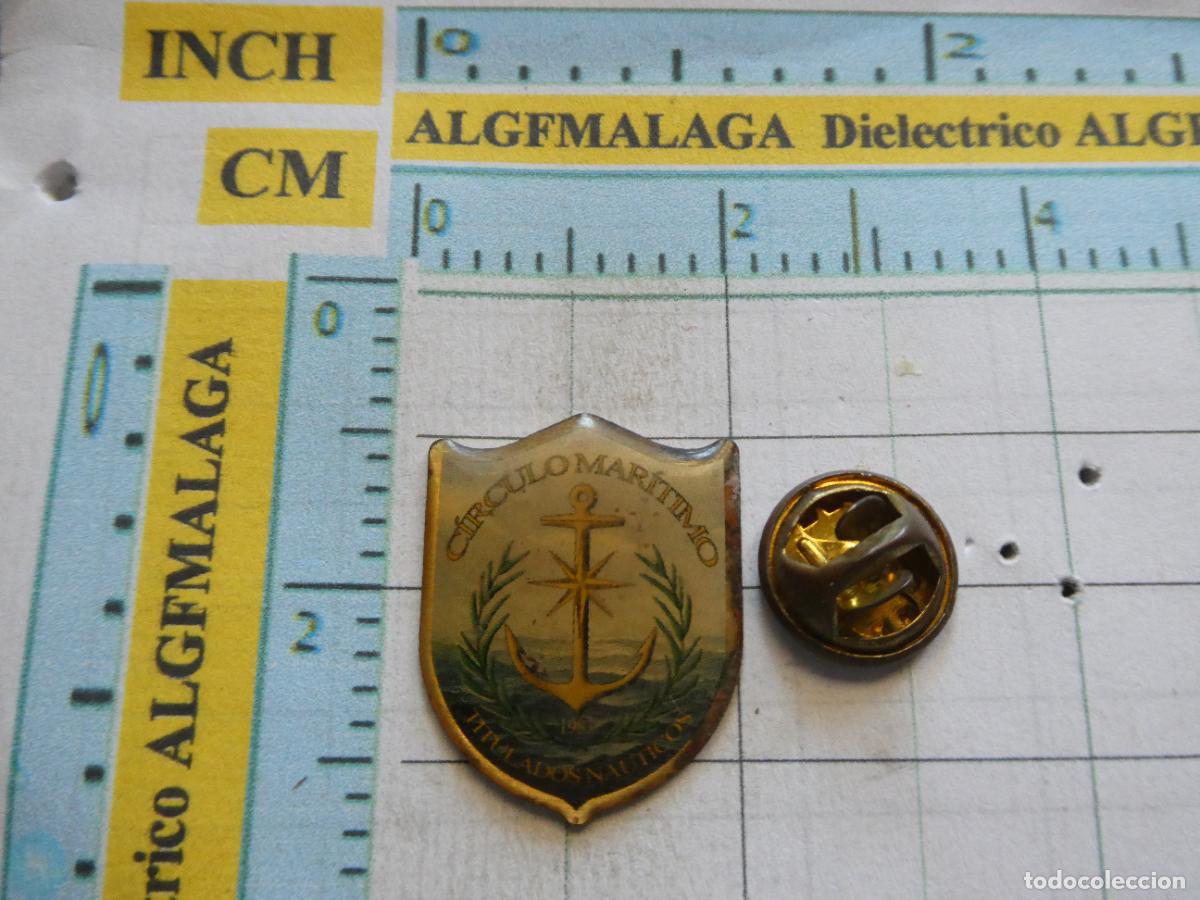 Pins de cole&ccedil;&atilde;o: PIN C&Iacute;RCULO MAR&Iacute;TIMO TITULADOS NA&Uacute;TICOS MARINA MERCANTE, MILITAR, PESCADORES.