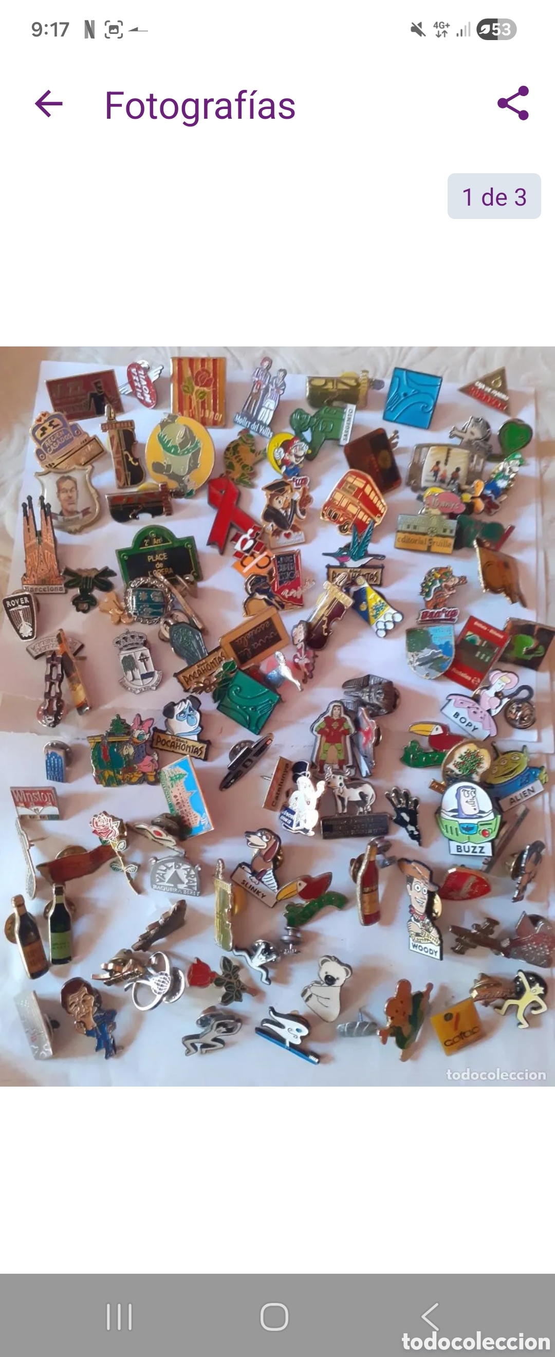Pins de colecci&oacute;n: Lote de 106 pins Variados - Foto 1