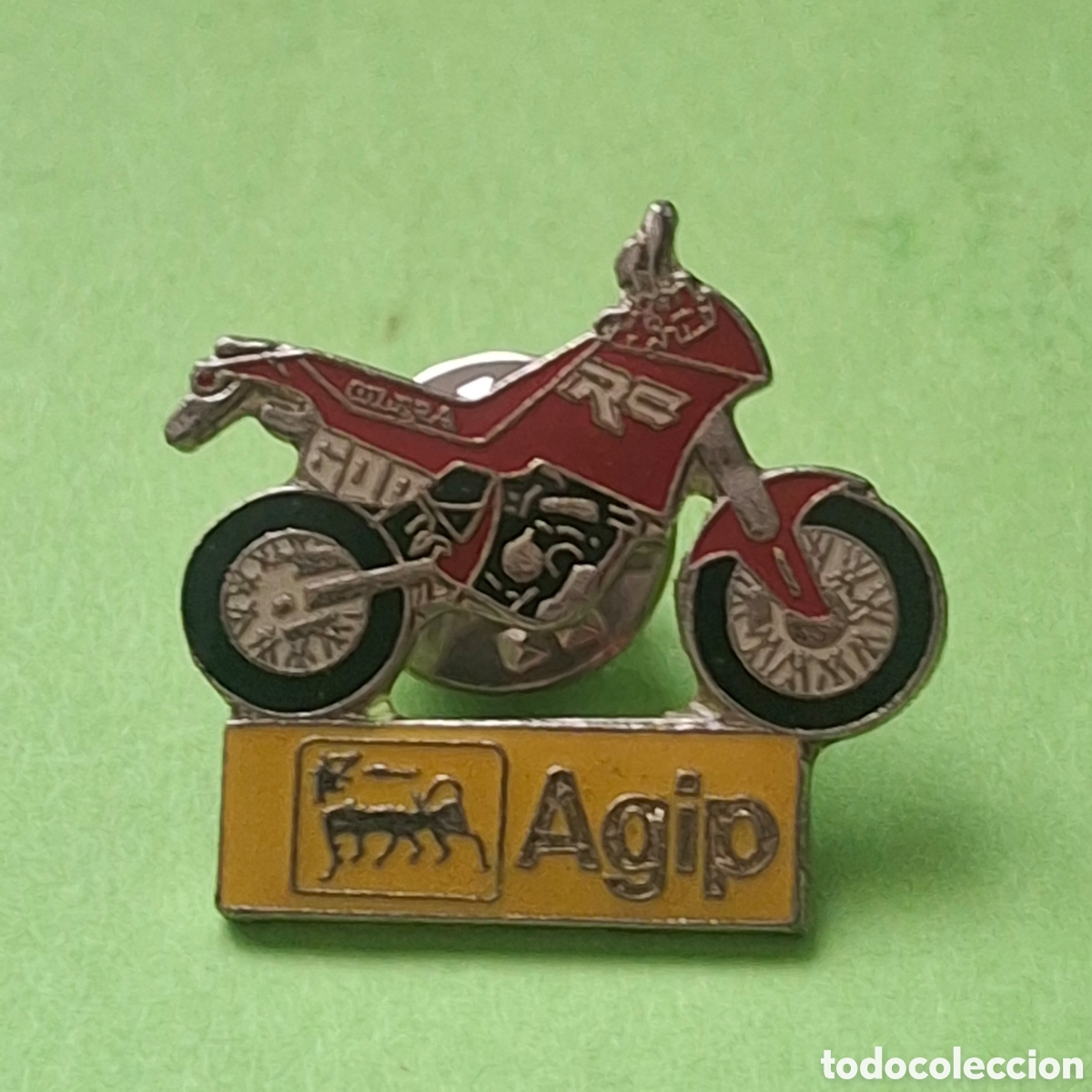 Pins de colecci&oacute;n: PIN - AGIP MOTO GILERA RC 600 - TEMATICA MOTOR MOTOCICLISMO TRAIL