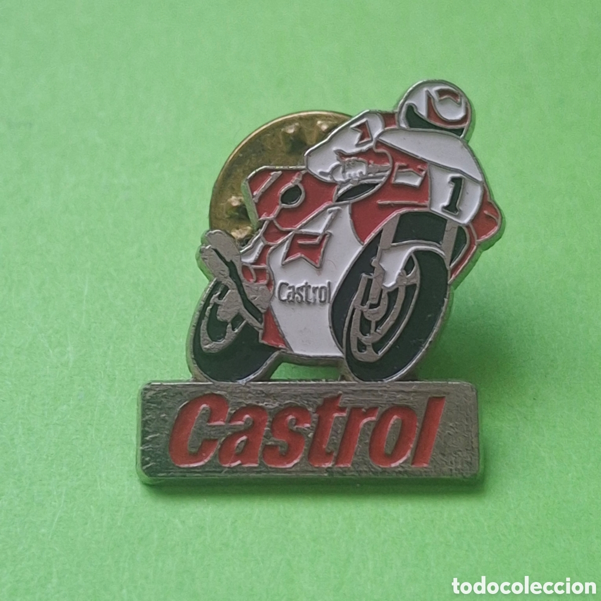 Pins de colecci&oacute;n: PIN - CASTROL LUBRICANTES MOTO MOTOCICLISMO YAMAHA ? - TEMATICA MOTOR MOTORCYCLE GP