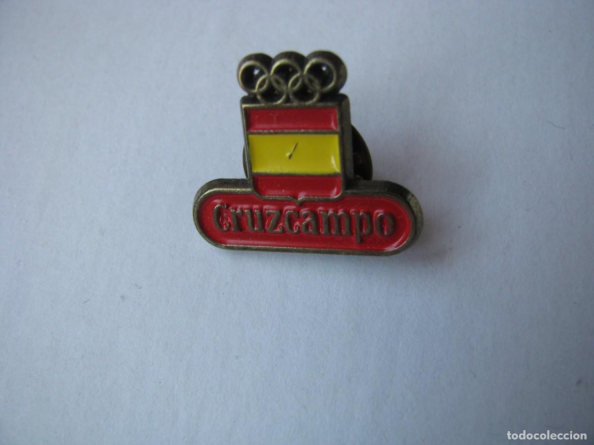 Pins de colecci&oacute;n: PIN PUBLICIDAD DE CRUZCAMPO. JUEGOS OLIMPICOS
