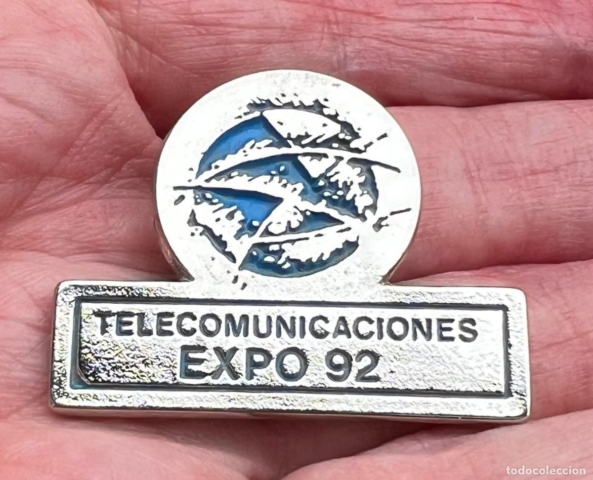 Pins de colecci&oacute;n: Pin Pabell&oacute;n Telecomunicaciones - Expo 92 - Sevilla