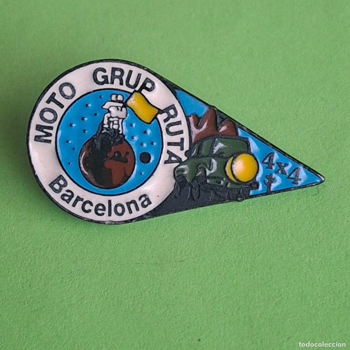 Pins de colecci&oacute;n: PIN - MOTO GRUP RUTA BARCELONA - 4x4 MOTOCICLISMO AUTOMOVIL TEMATICA MOTOR