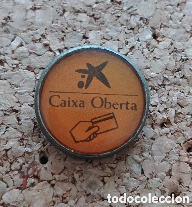 Collection pins: PIN BANCOS - LA CAIXA OBERTA ESMALTADO