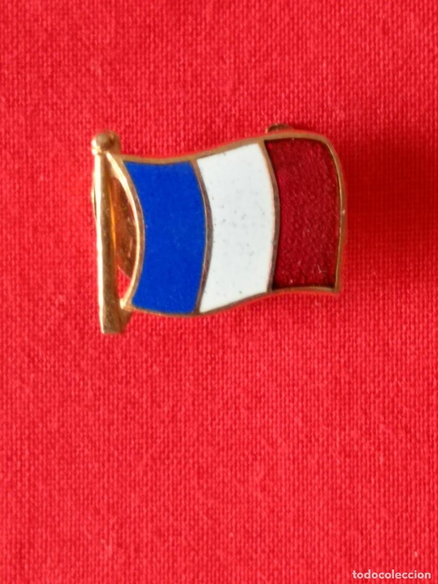Pins de colecci&oacute;n: INSIGNIA OJAL BANDERA FRANCIA ESMALTADA.